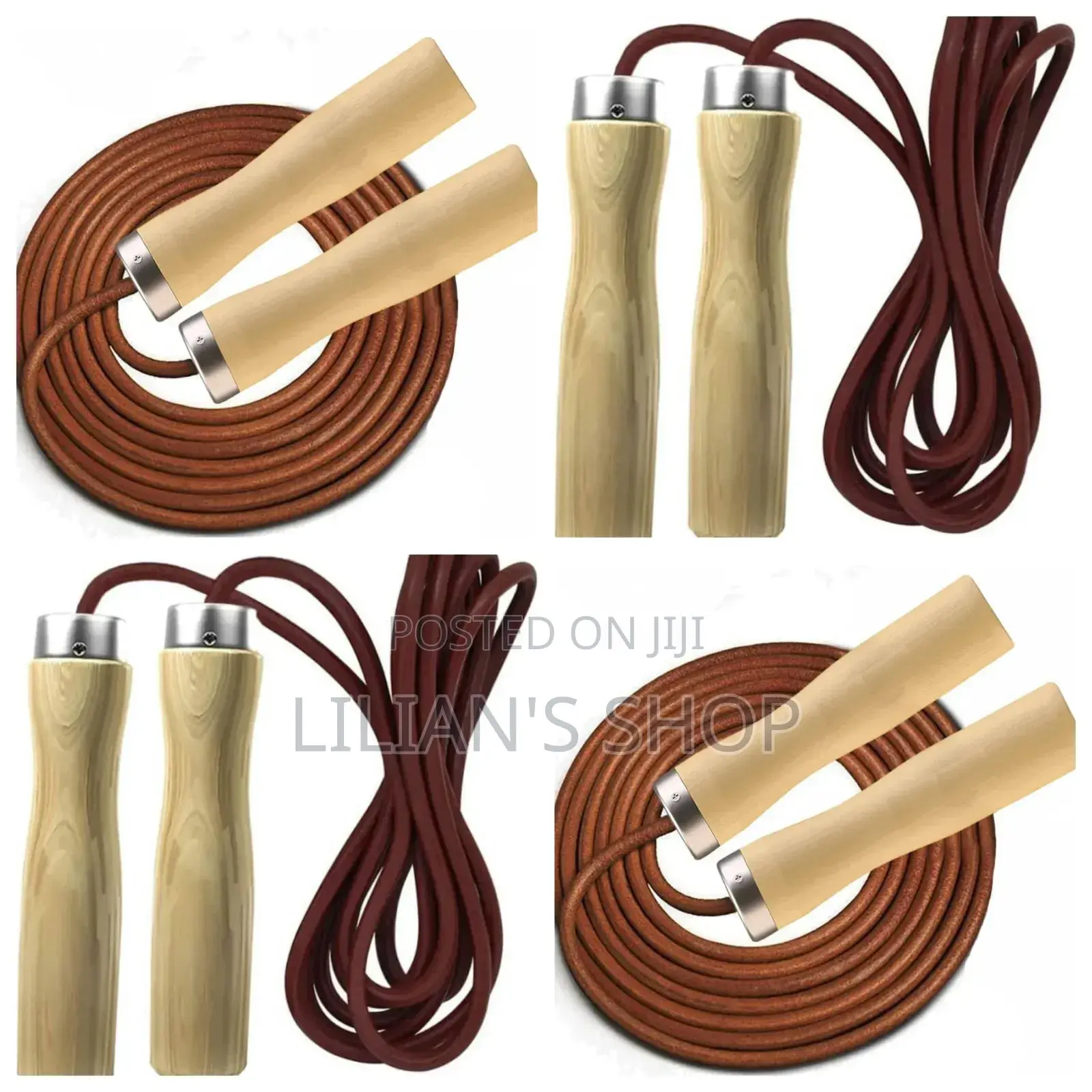 Leather Jumping Ropes for Gym, Sports and Fitness