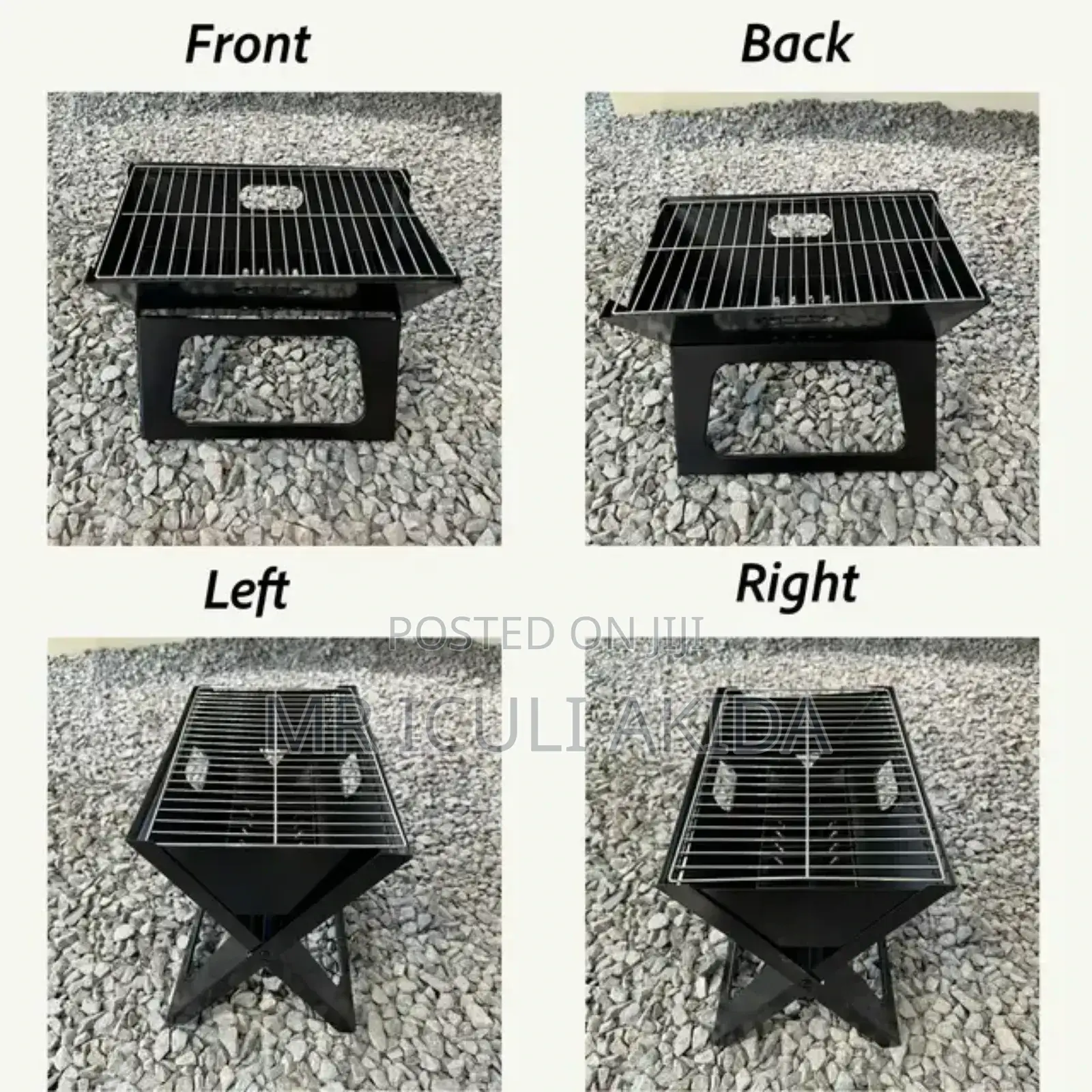 Foldable X Style Camping Charcoal Stove