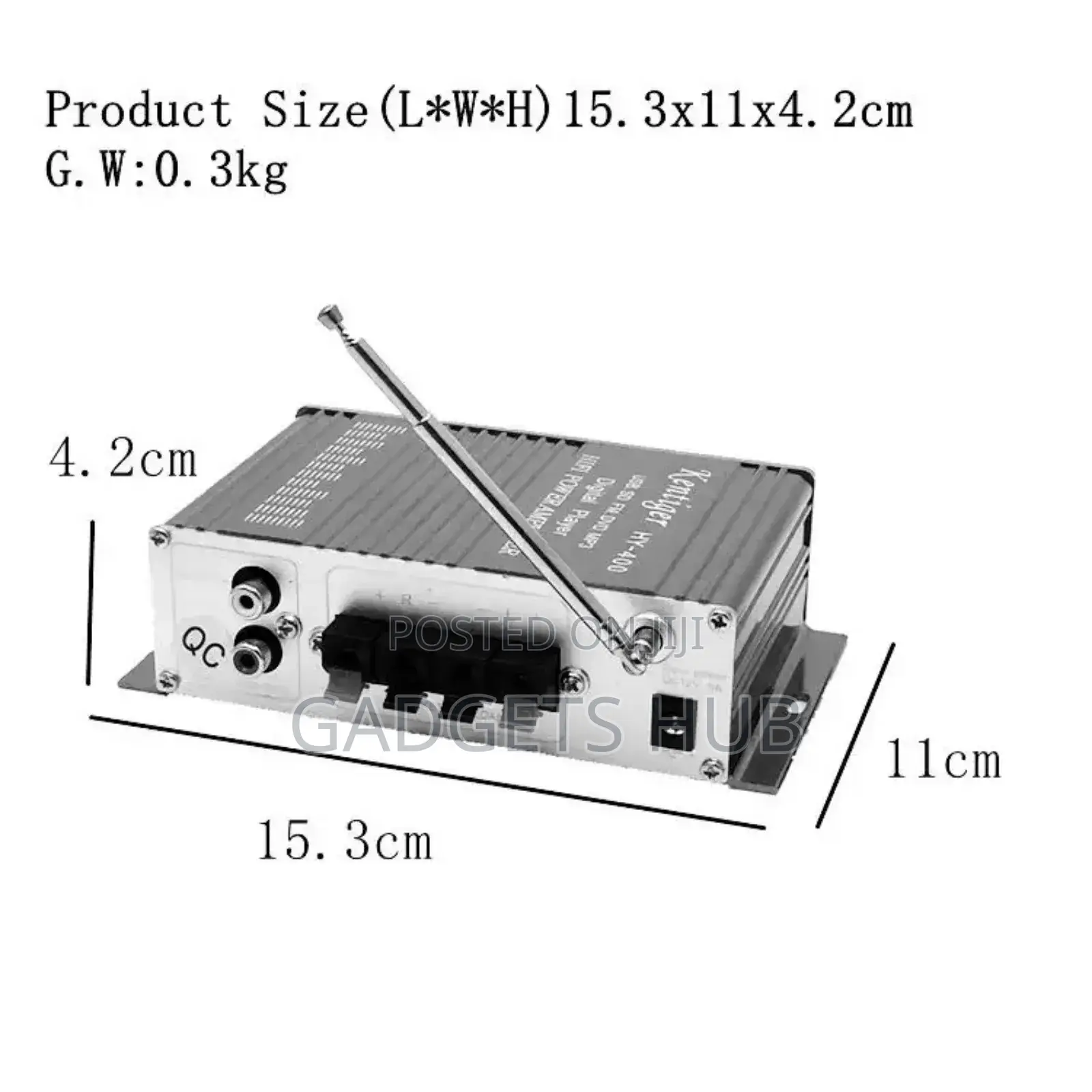 Stereo Digital Player Super Bass Bluetooth
Amplifier Remote