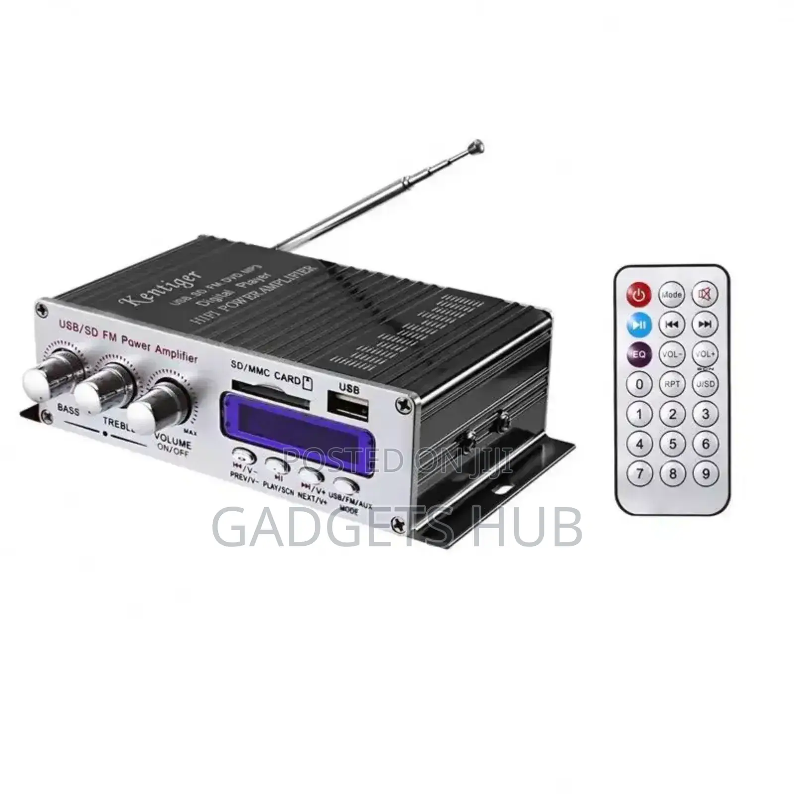 Stereo Digital Player Super Bass Bluetooth
Amplifier Remote