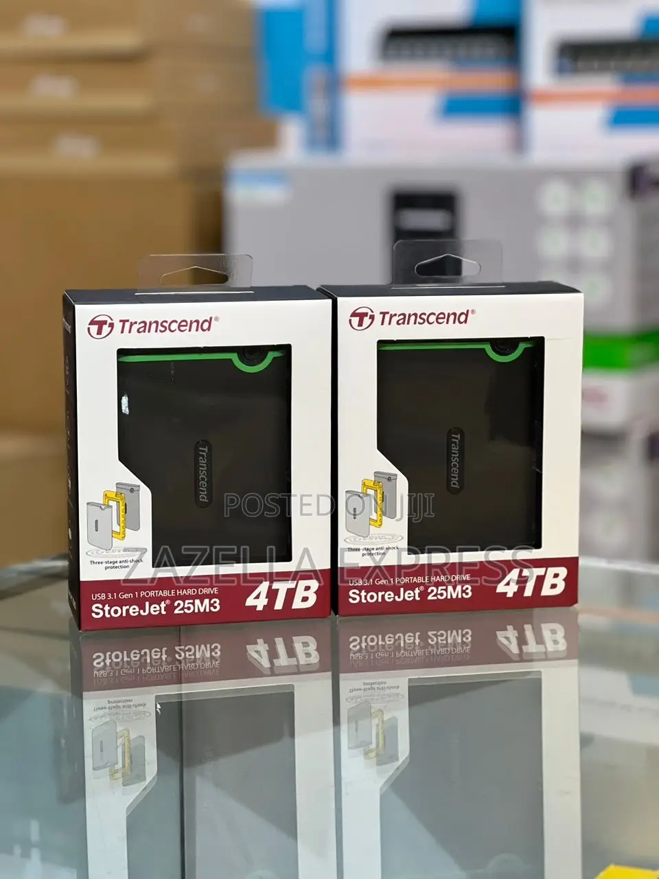 Transcend 4tb Transcend Storejet Usb3.0 Portable Hard Drive