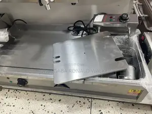 2 in 1 Commercial Electric Griddle Deep Fryer