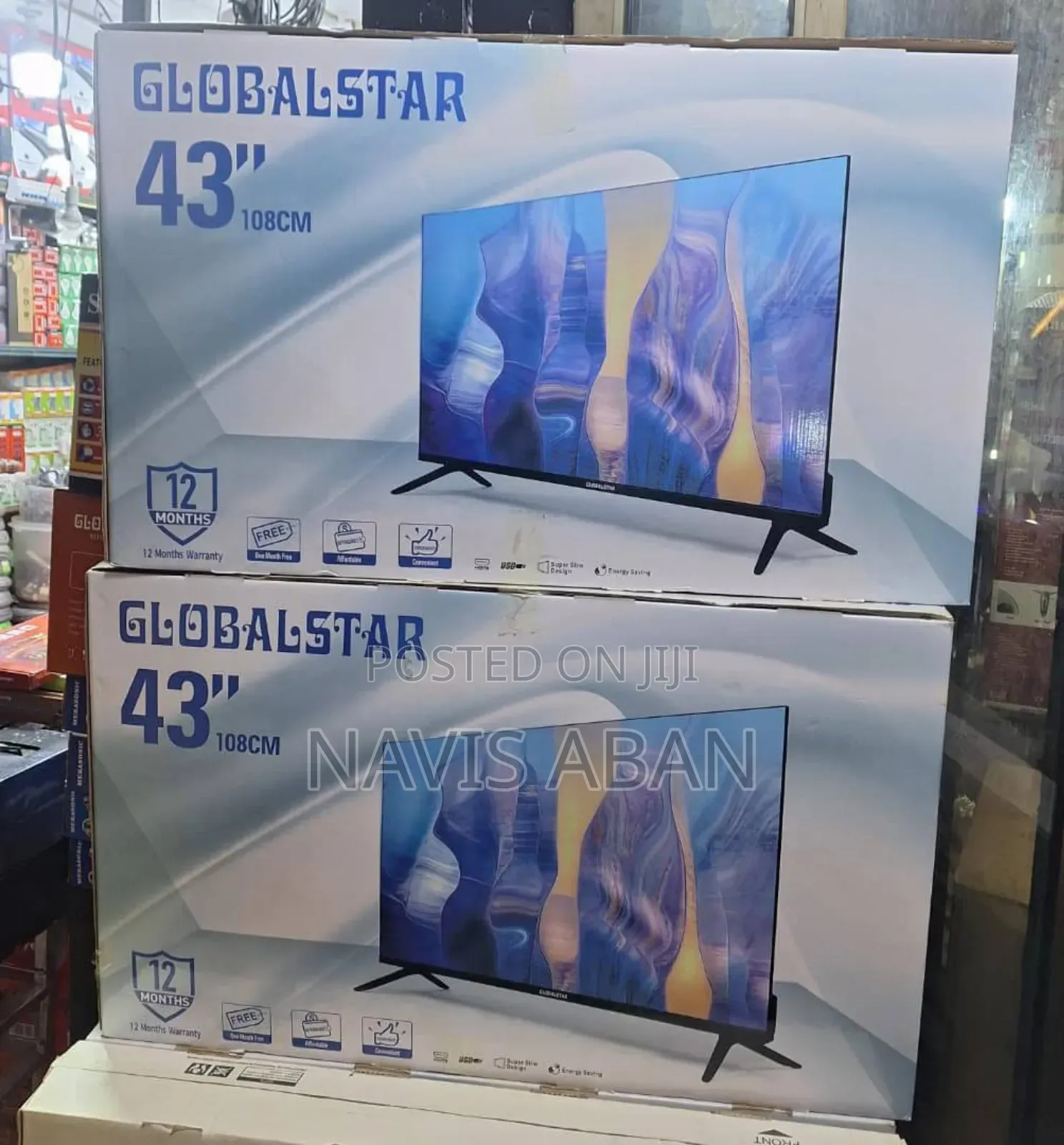 Globalstar 43 Inches With Inbuilt Free To Air Channels
