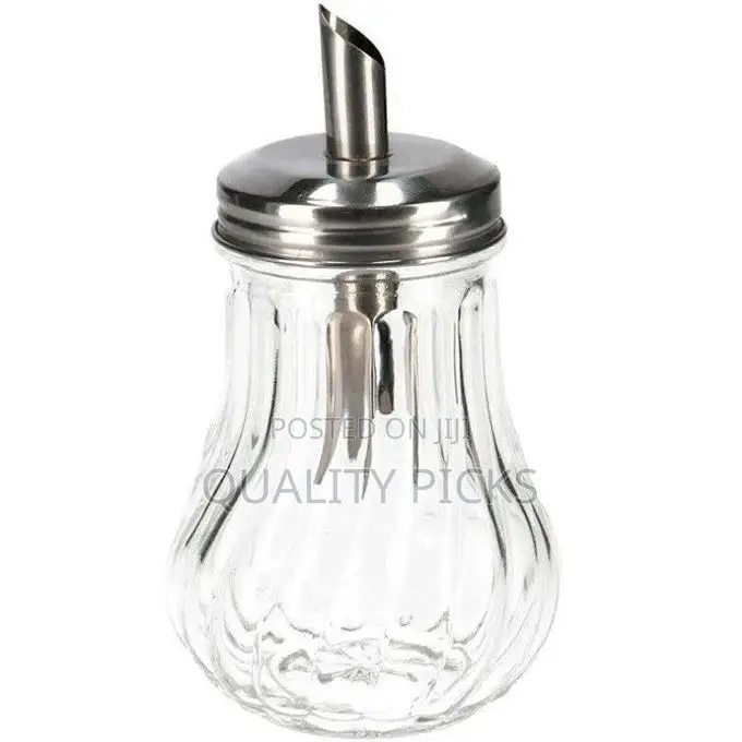 9 Oz Glass Sugar Shaker Pourer Restaurant and Diner