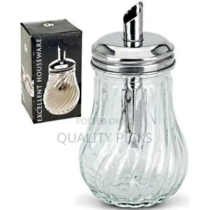 9 Oz Glass Sugar Shaker Pourer Restaurant and Diner