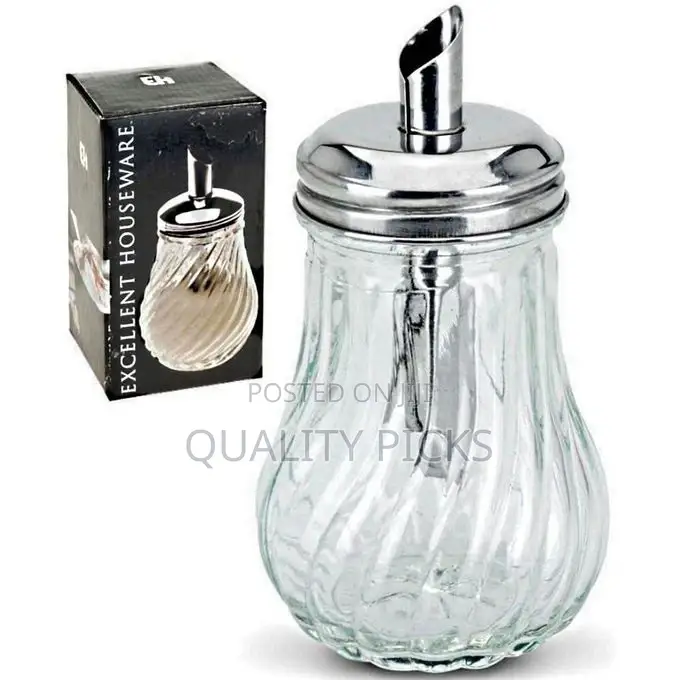 9 Oz Glass Sugar Shaker Pourer Restaurant and Diner