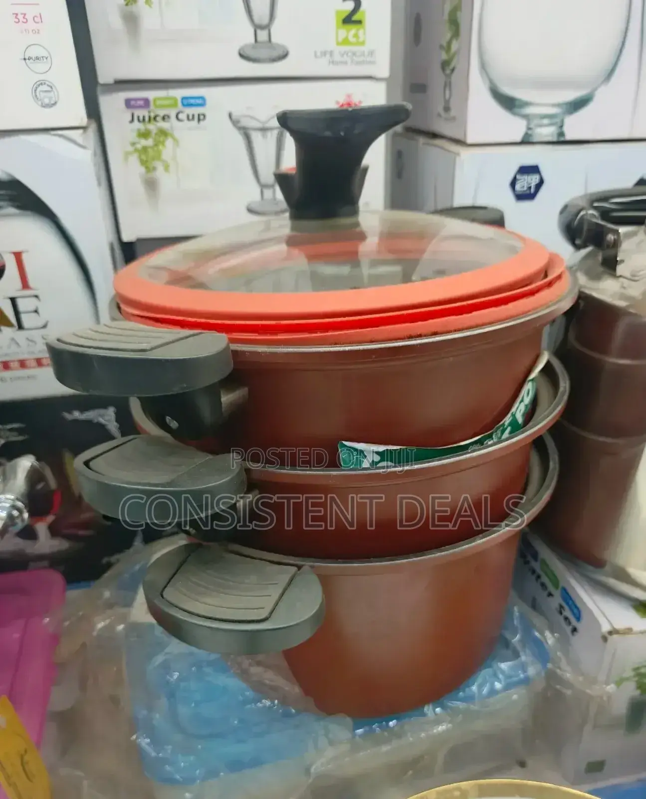 3pcs Kitchenware Cookware Set