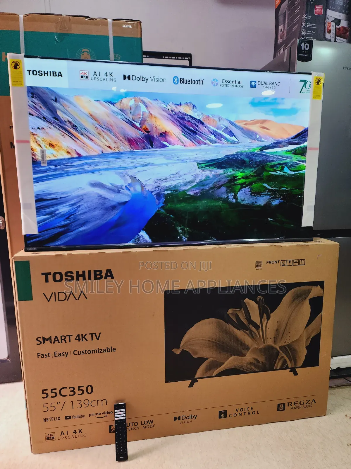 Toshiba Frameless 55inches Smart Tv