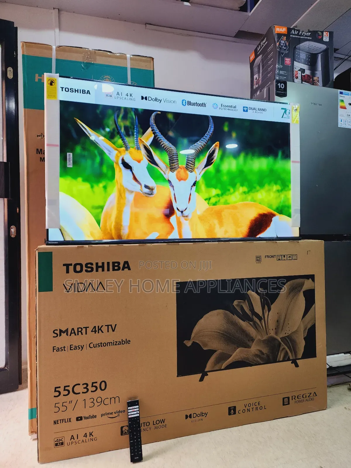 Toshiba Frameless 55inches Smart Tv