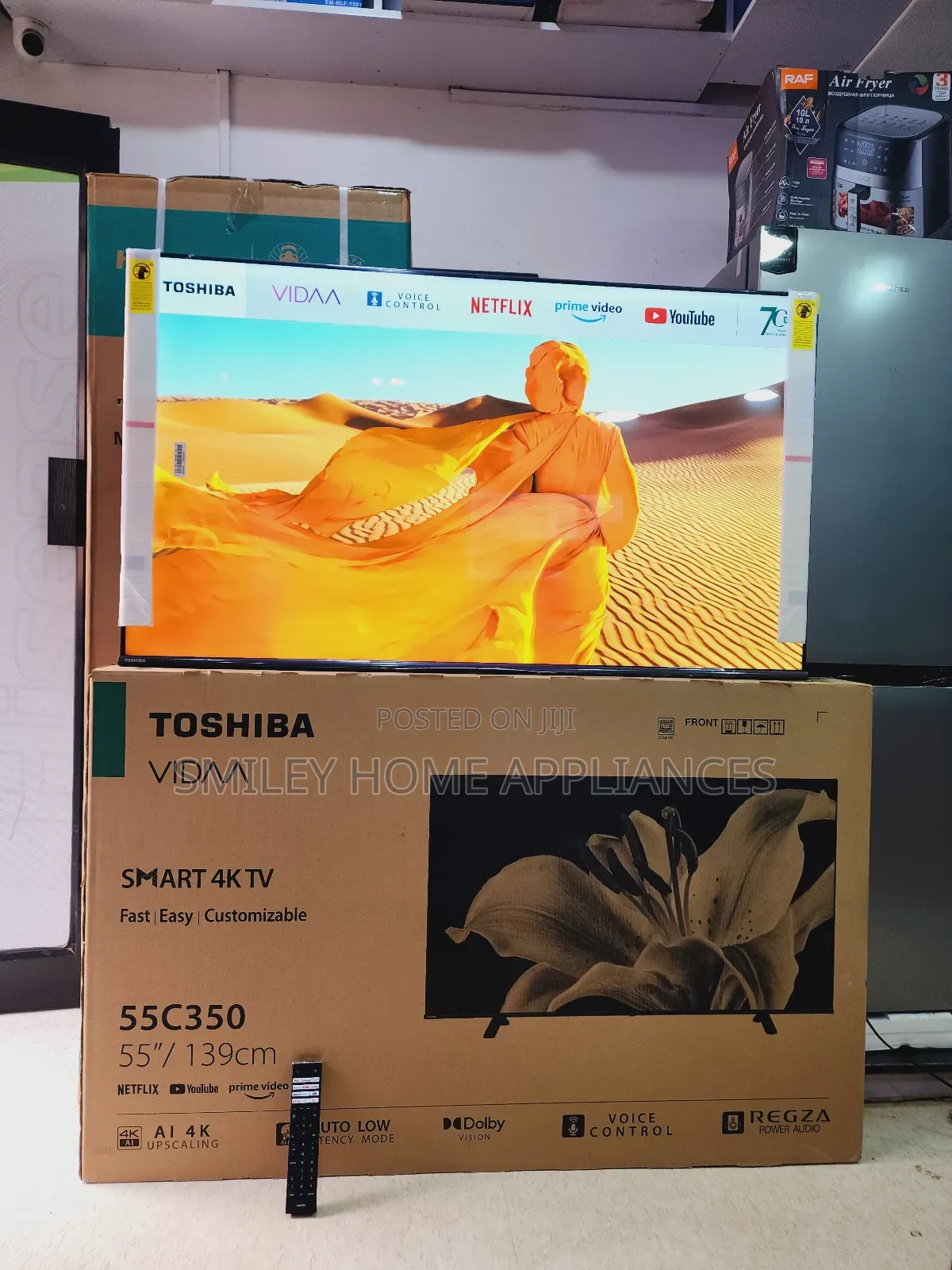 Newly Restocked Toshiba 55inches Smart Tv 55C350