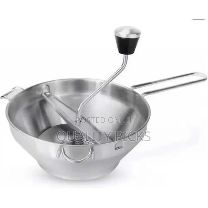 Potato Masher Food Mill for Straining Grating Fruits