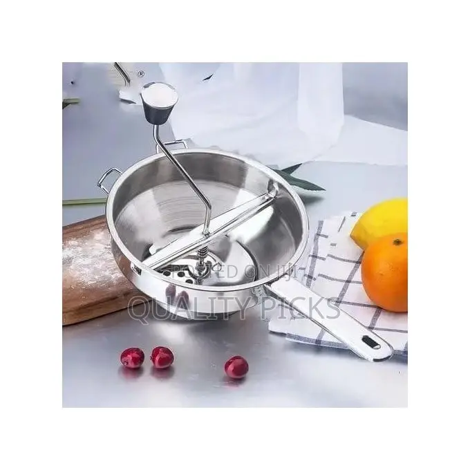 Potato Masher Food Mill for Straining Grating Fruits