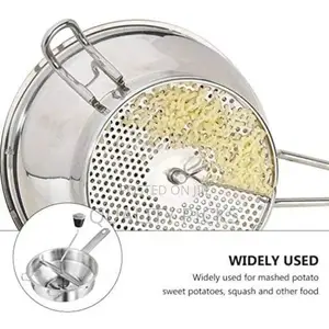 Potato Masher Food Mill for Straining Grating Fruits