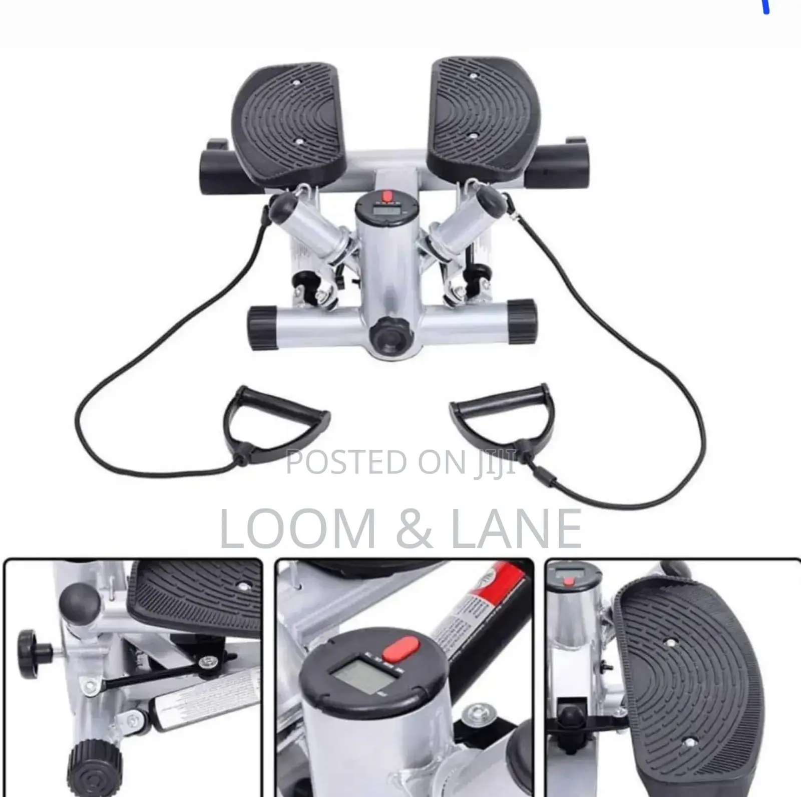Mini Stepper Exercise Machine With Resistance Band