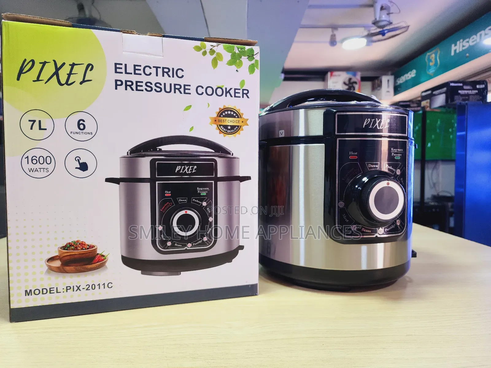 7ltrs Pixels Pressure Cooker