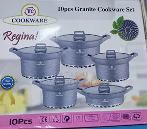 10pcs Granite Kitchenware Cookware Set
