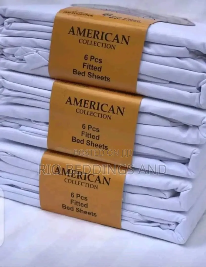 Fitted Bedsheet American  ( Pure Cotton)