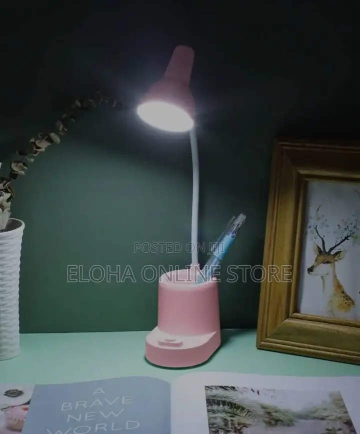 2 in 1 Telescopic Table Lamp and Pen Holder