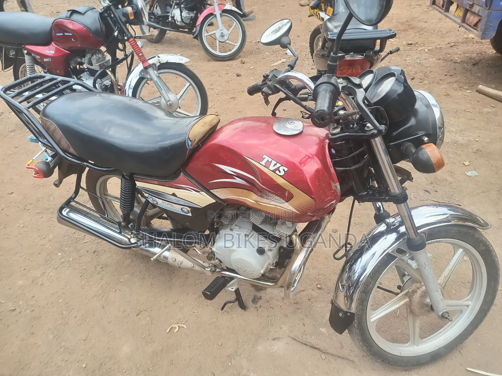 TVS XL 100 2016 Red