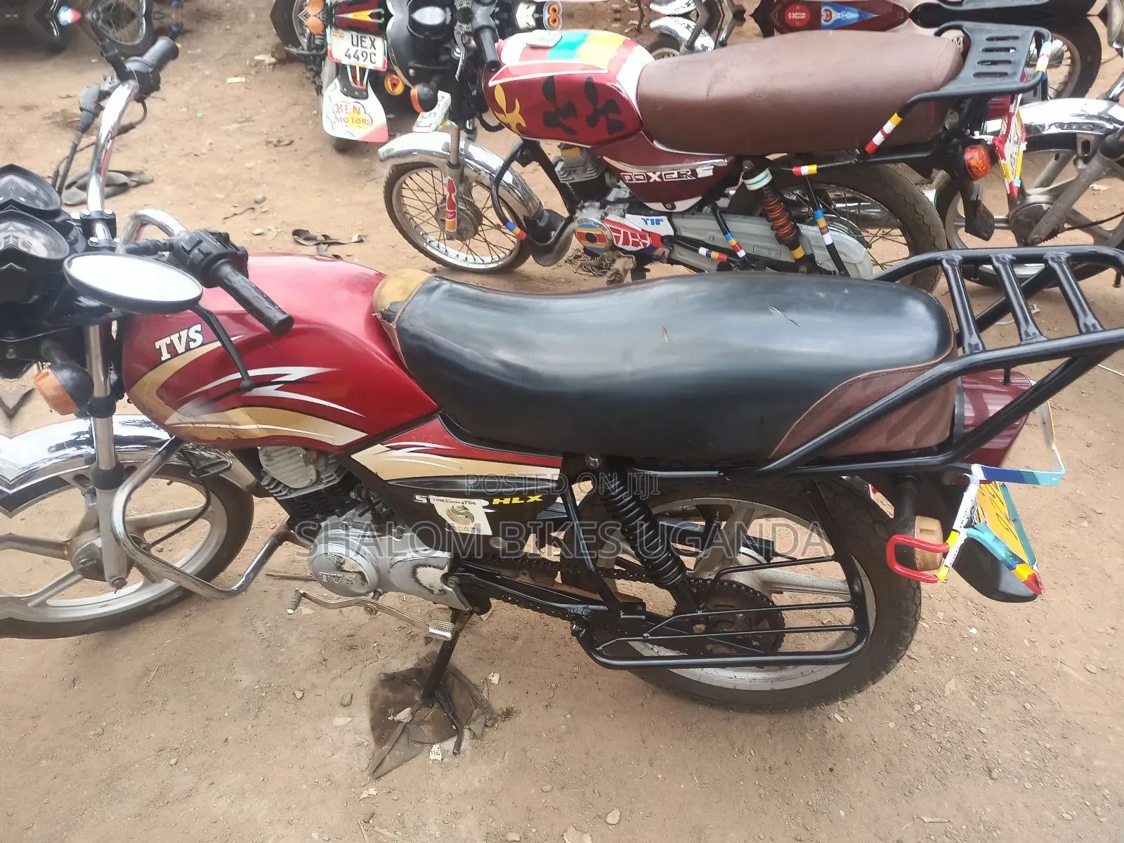 TVS XL 100 2016 Red