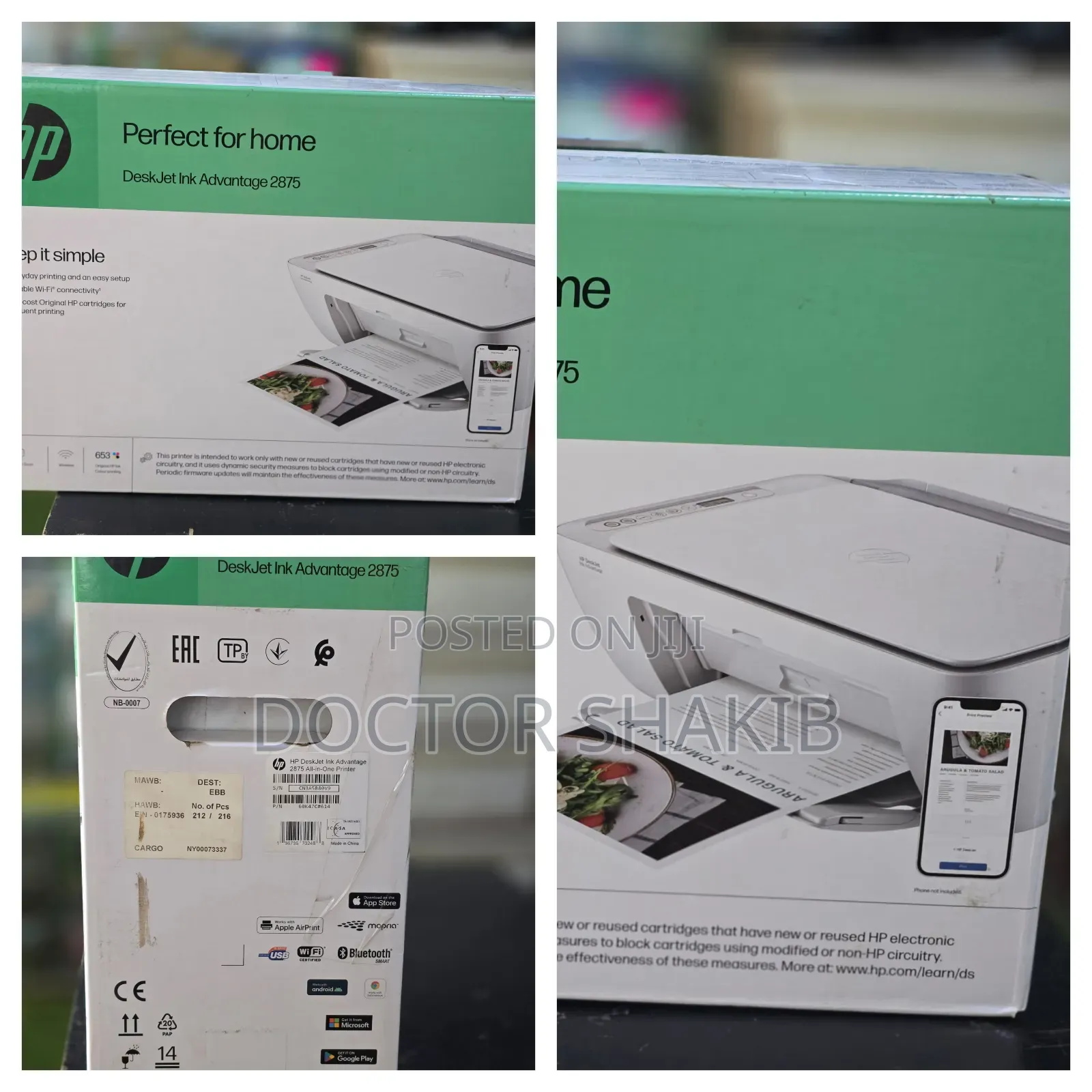 Unique HP Bluetooth and Wifi Color Printer