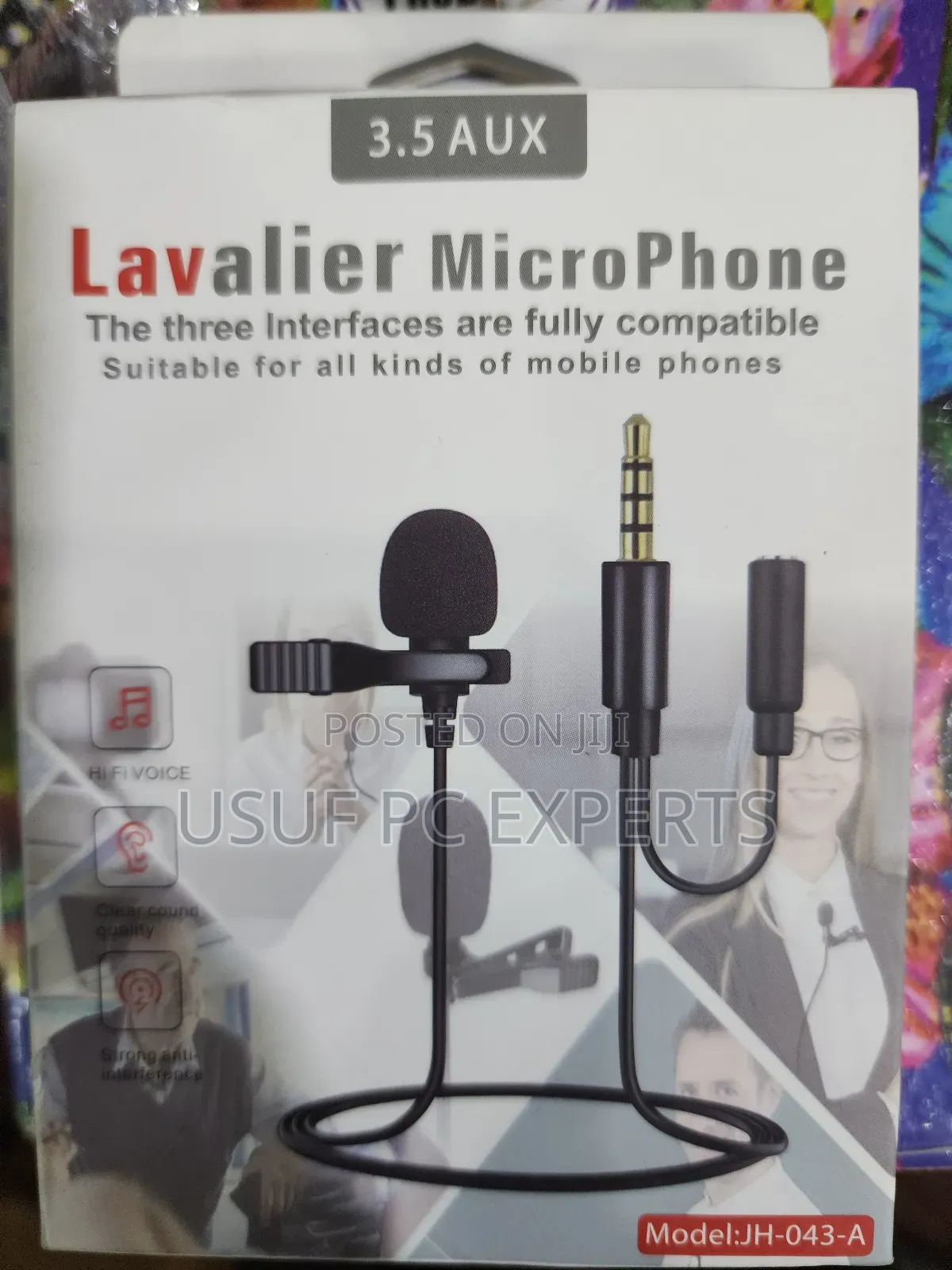 Clip Microphone Lavalier For Zoom And Audio Recording