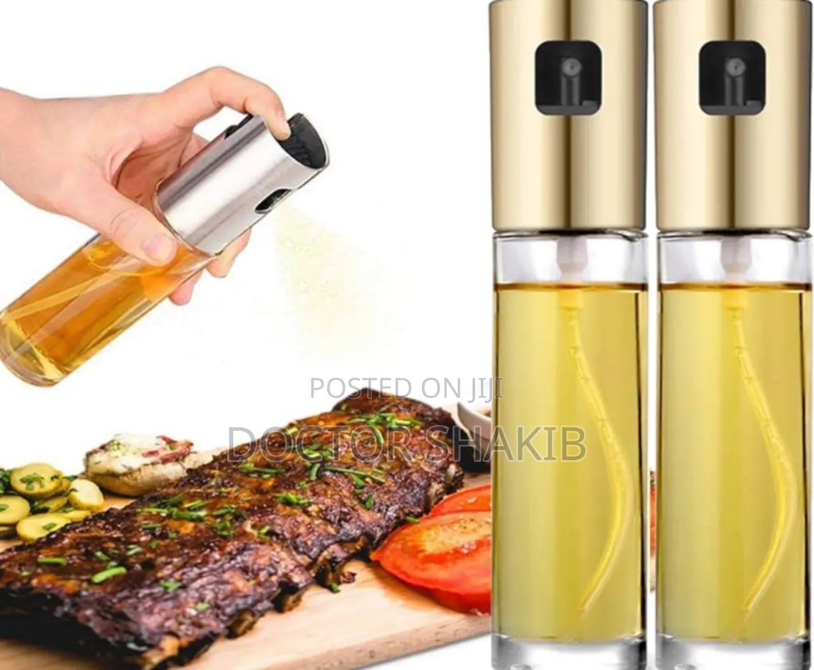 Stainless Steel Multifunctional Oil Mister Bottle