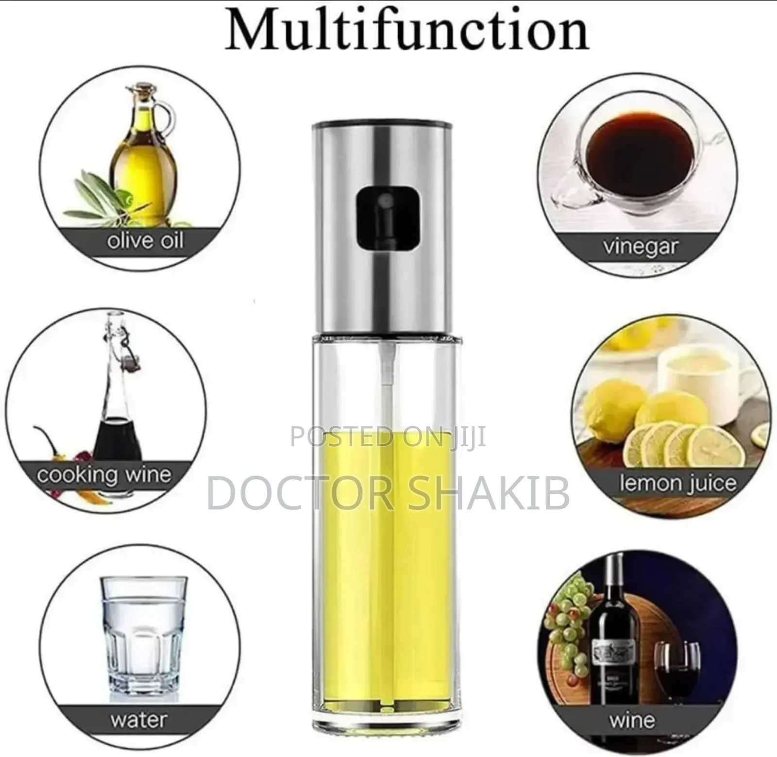 Stainless Steel Multifunctional Oil Mister Bottle