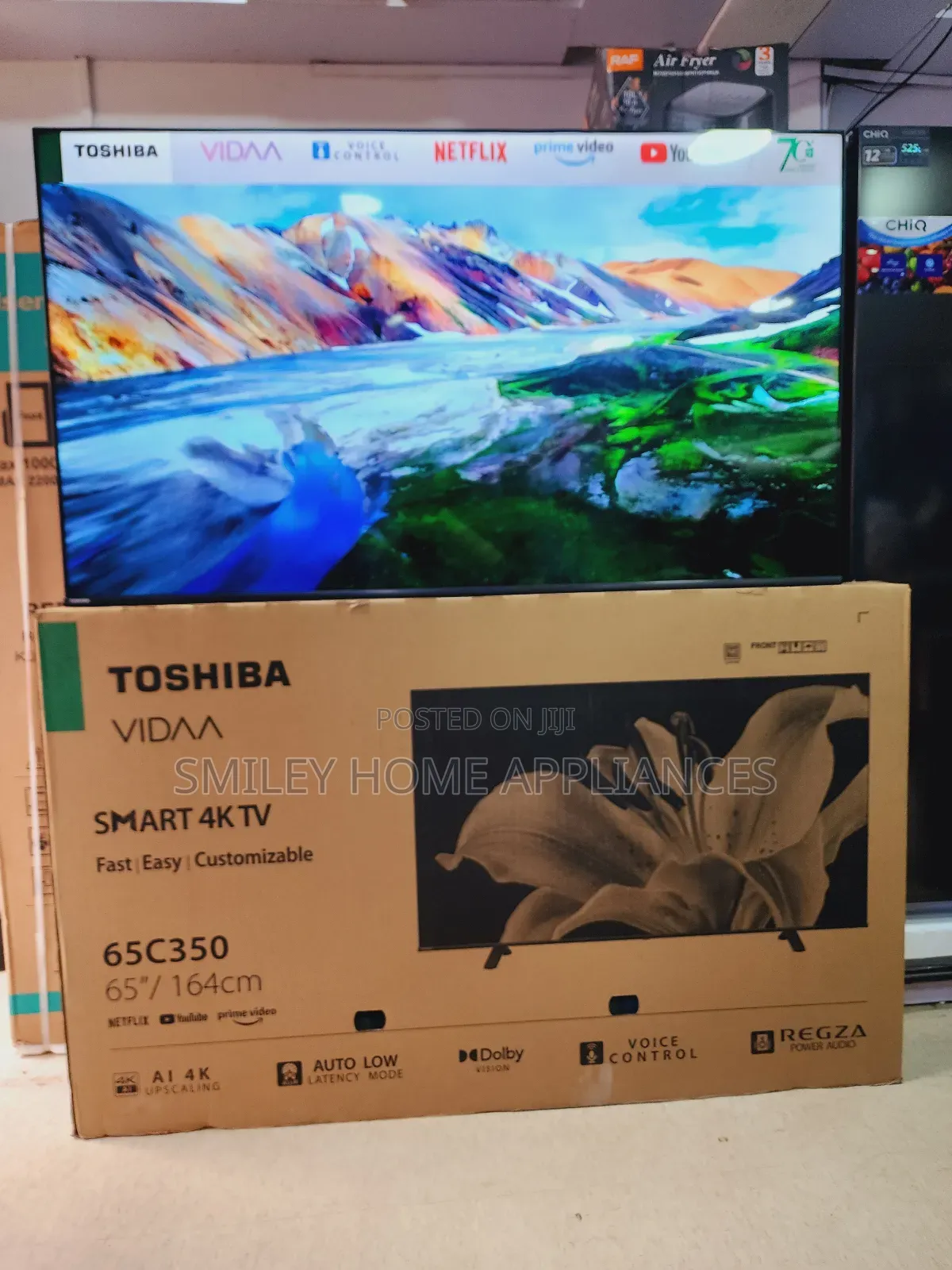 Toshiba 65inches Frameless Tv