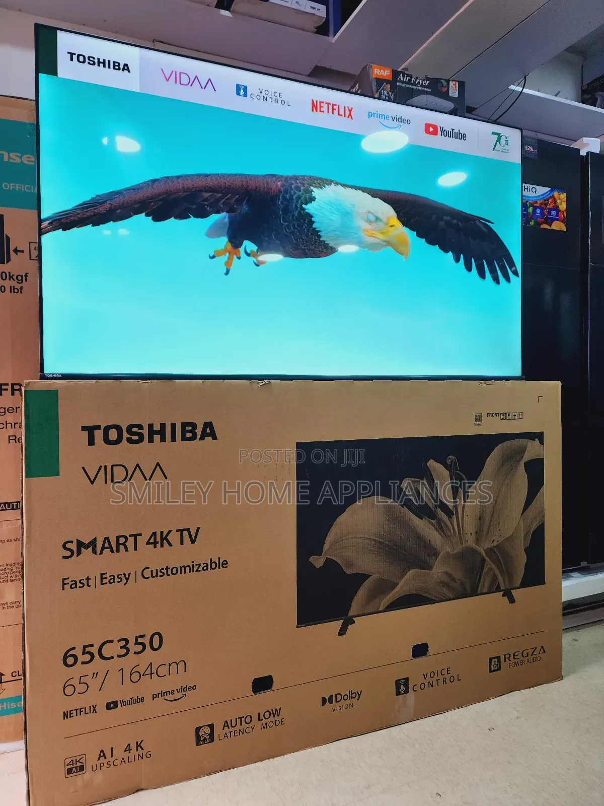 Toshiba 65inches Frameless Tv