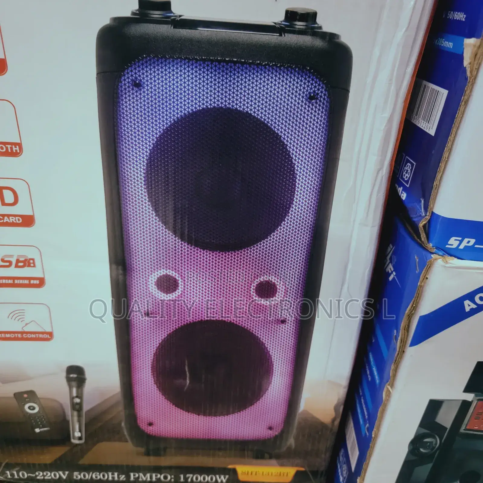 Sayona 10" Rechargeable Partybox Speakers