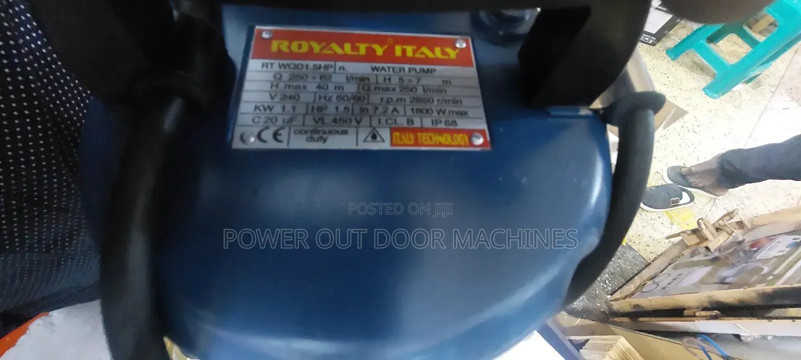 40 Meters / 120 Feets Royalty Italy Submersible Pump