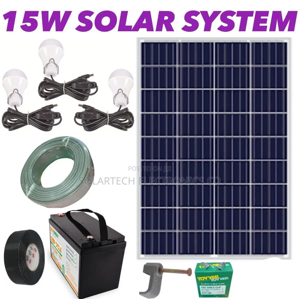 15W Solar Energy System Cworth