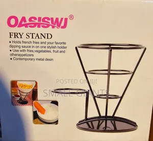 Fry Stand With Dipping Sauce Stand