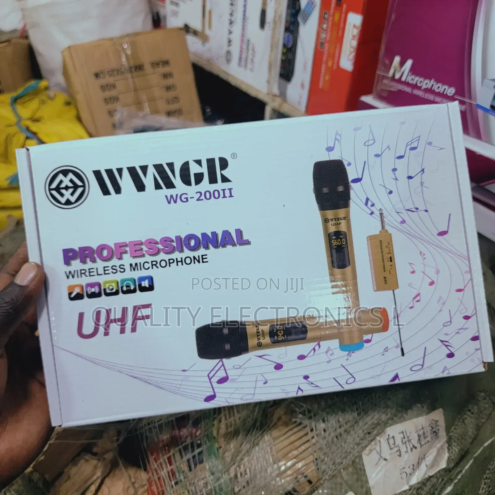 WVNGR Professional Wireless Double Microphone