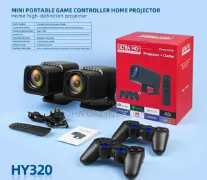 HY320 Mini Portable Game Controller Home Projector