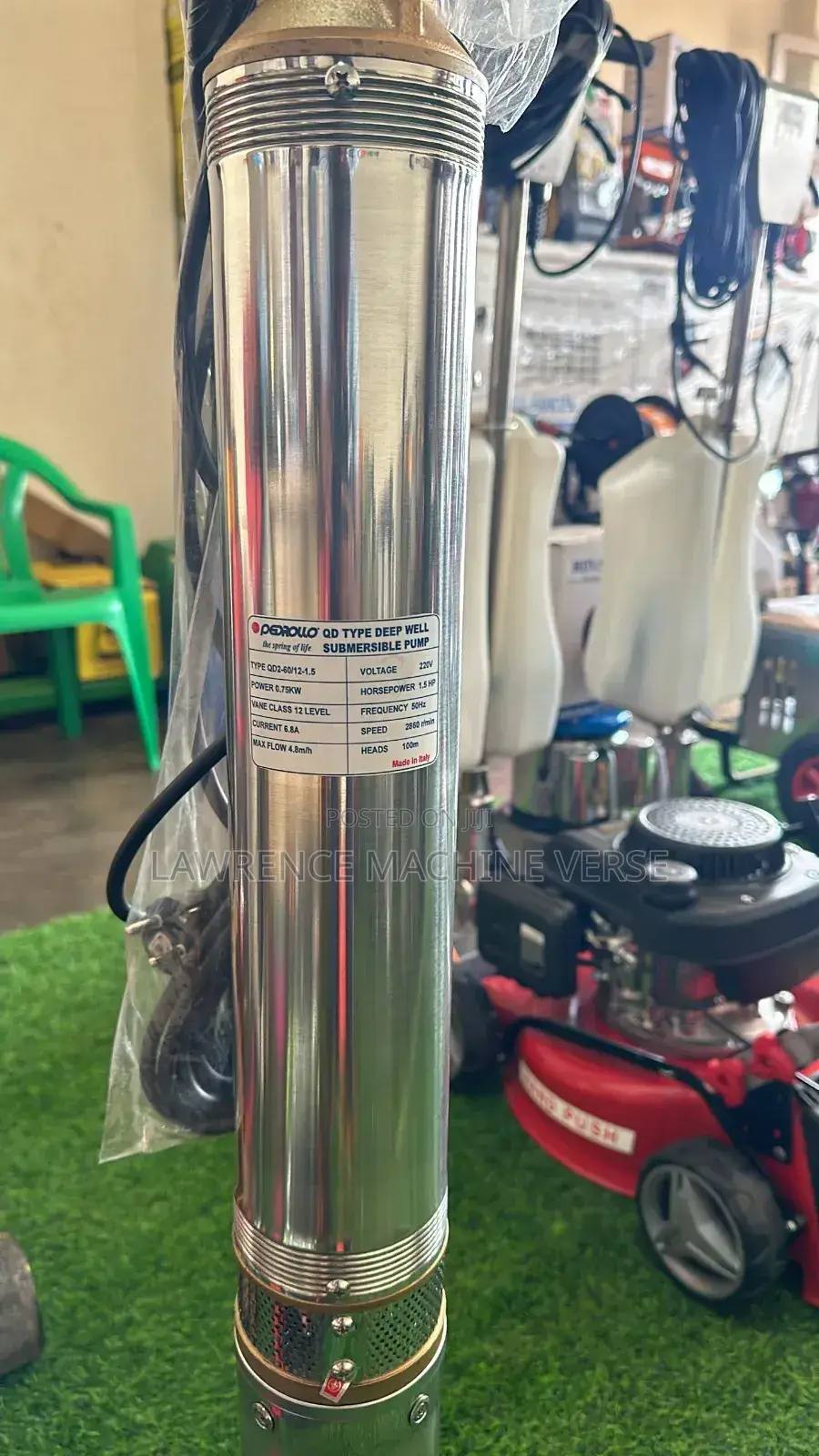 Submersible Water Pump Pedrollo 100M