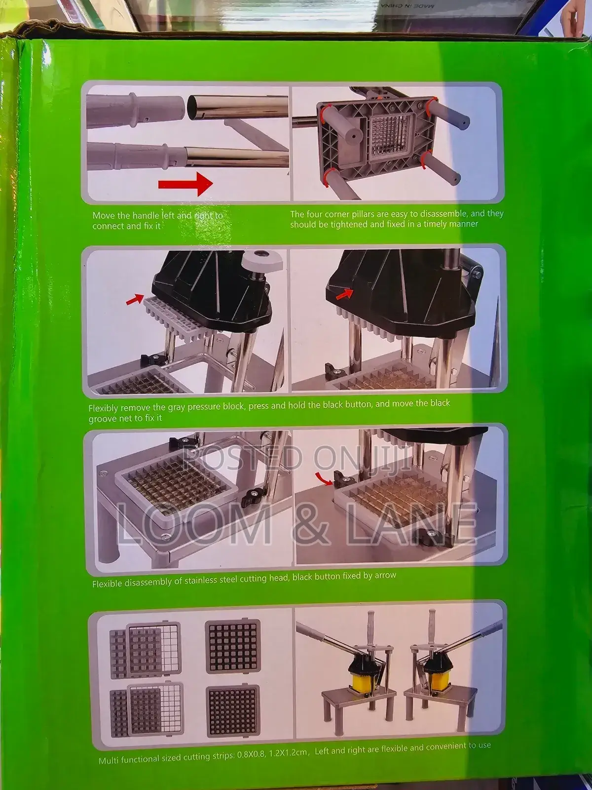 Manual Potato Chipper With Stand