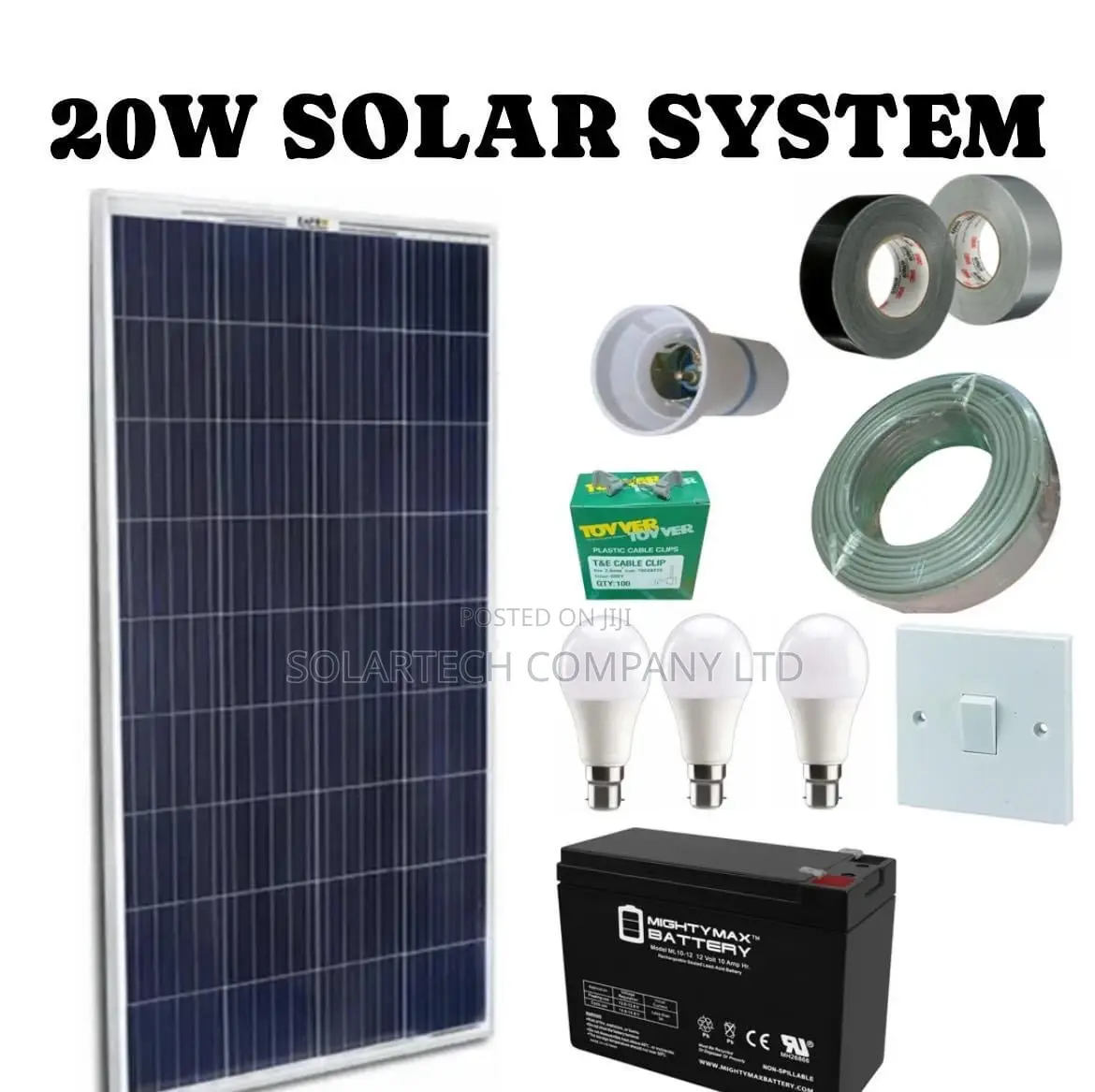 20W German Solar System Package.