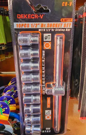 10pcs 1/2 Dr Socket Set