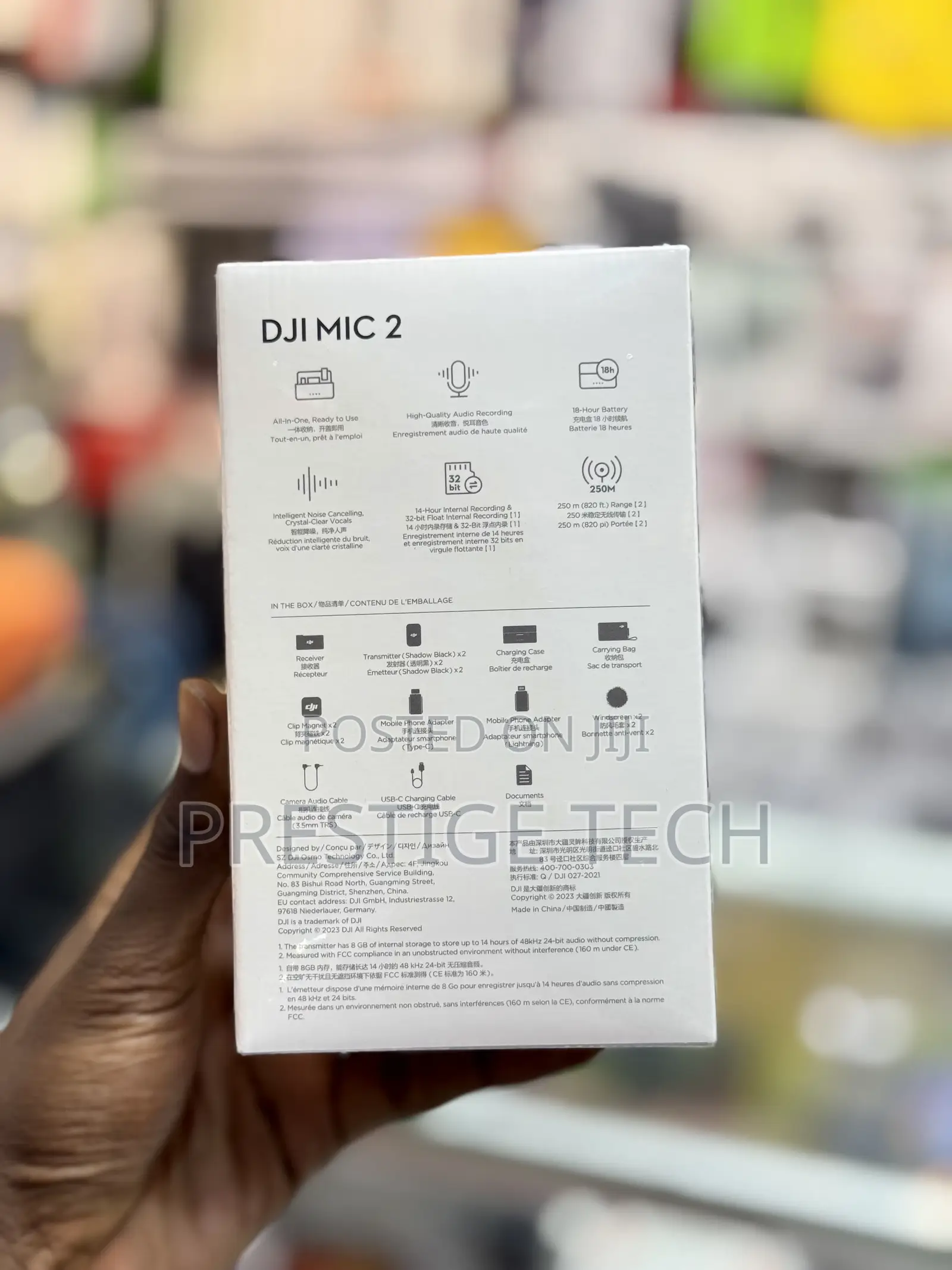 Dji Mic 2 Wireless Lavalier Microphone With Noise Cancelling
