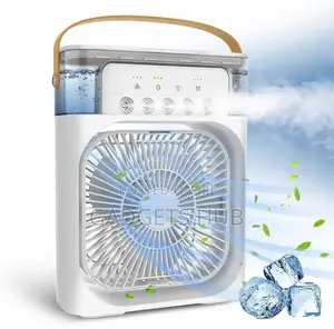 Portable Fan Air Conditioner Usb Table Fan Led
Night Light