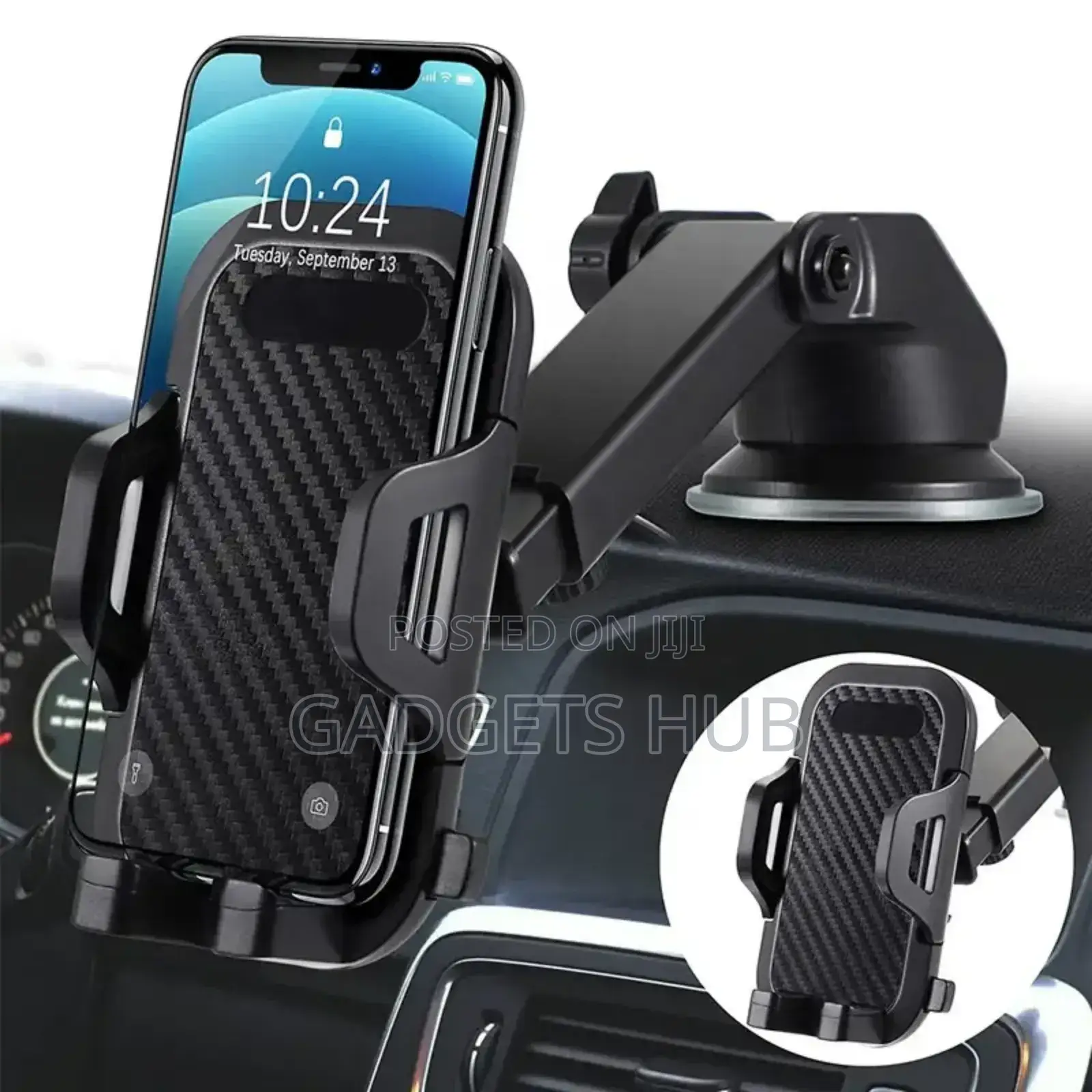 Suctioncup Car Phone Holder Dashboard
Windshield Phone Stand