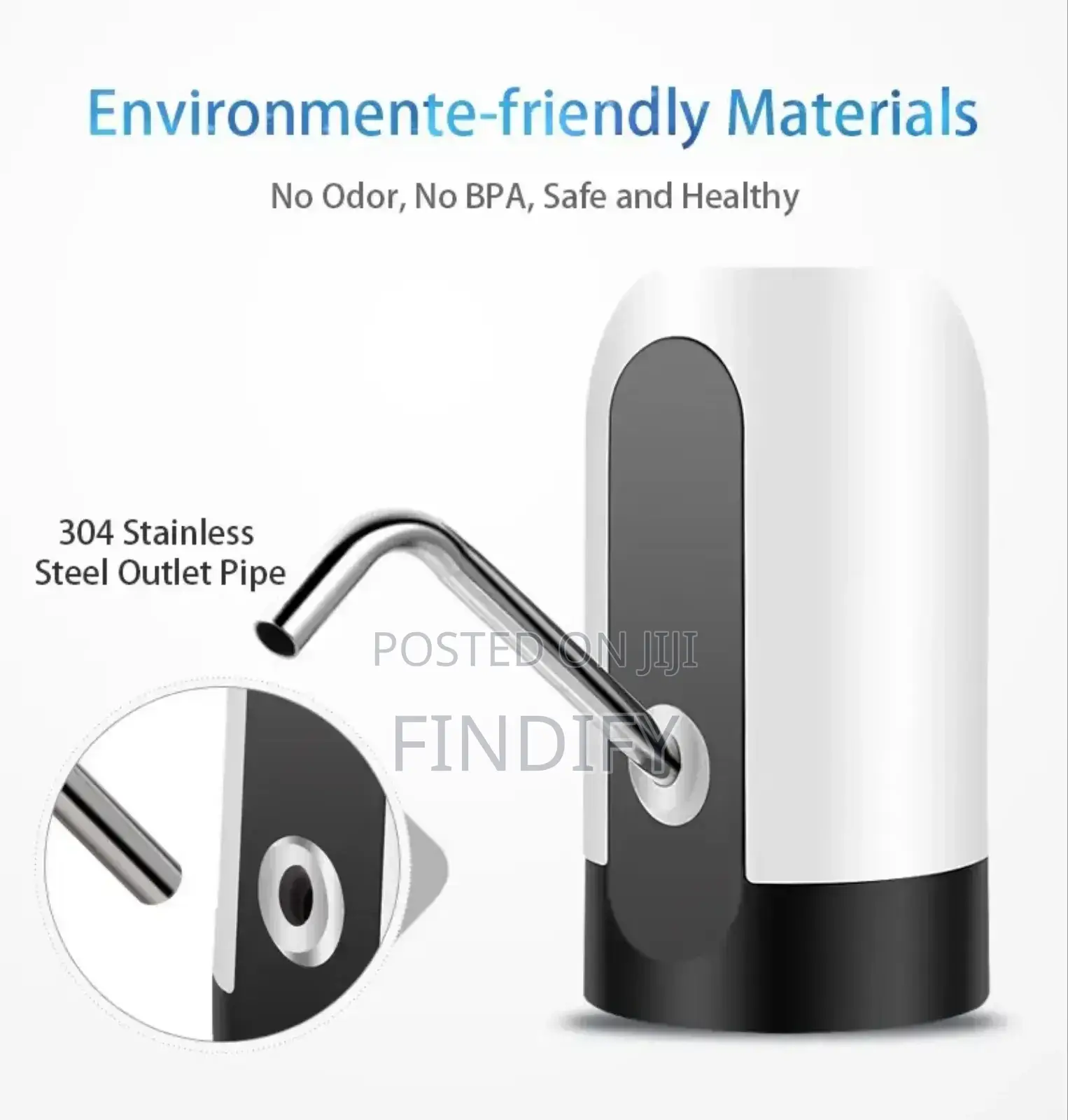 Automatic Electric Water Dispenser USB Rechargeable