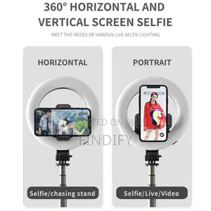 Rechargeable Ring Light Selfie Stick Tripod Phone
Stand