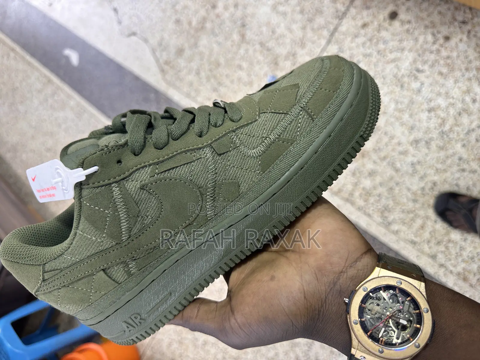 Original Nike Air Force 1 Low Olive X Billie Eilish Sneakers