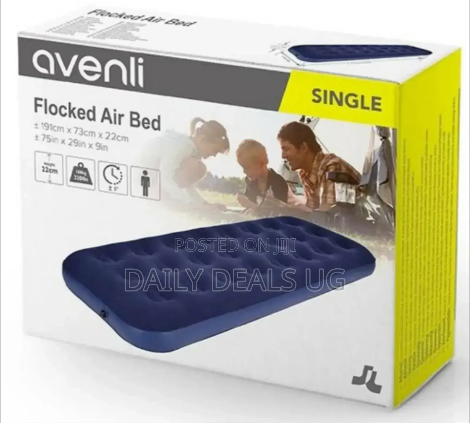 Portable Flocked Air Mattress