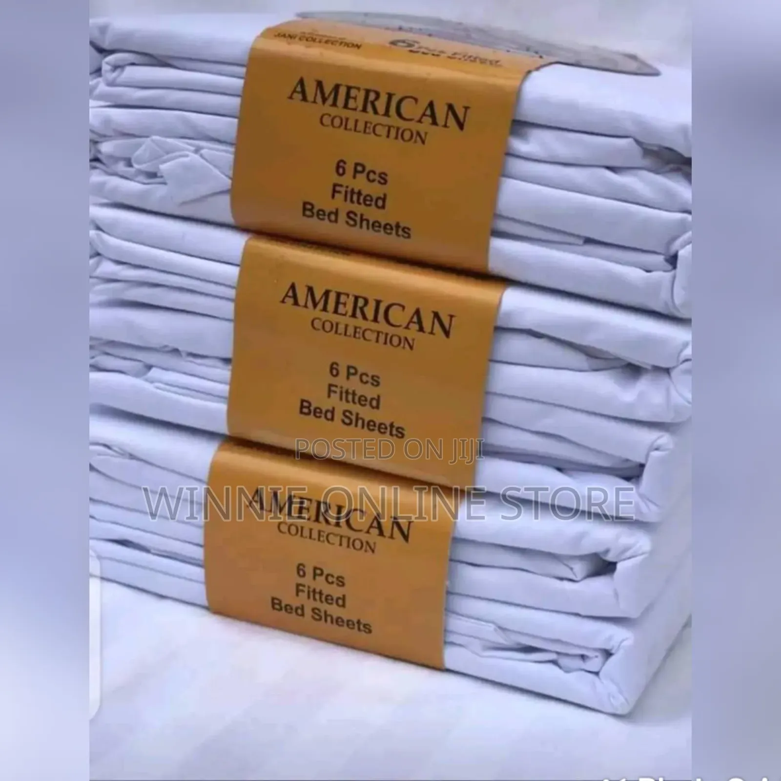 American Collection Cotton 6pcs Fitted Bedsheets