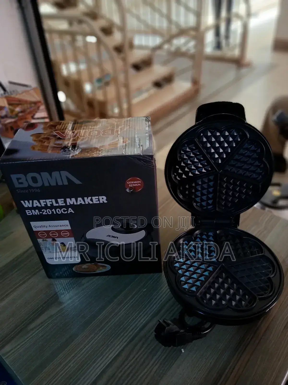 Bomas German Design 5pie Electric Waffle Making Iron