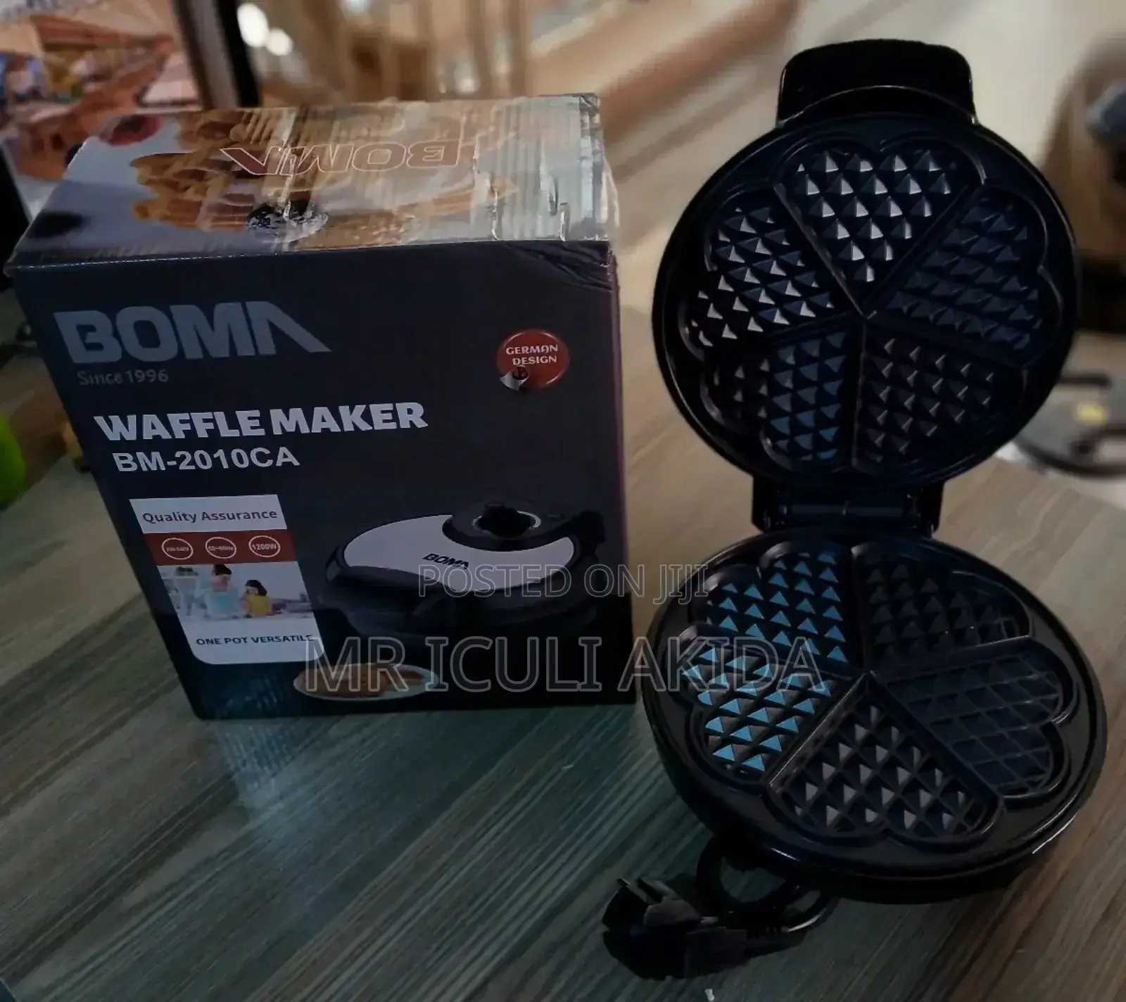 Bomas German Design 5pie Electric Waffle Making Iron